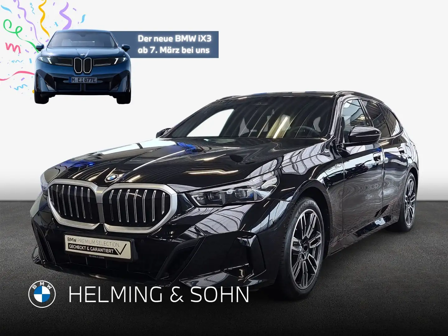 BMW 520 i Touring M-Sport HK HiFi ACC LED AHK uvm. Schwarz - 1