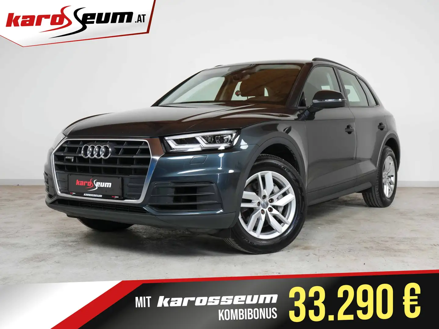 Audi QUATTRO Q5 50 TDI | V6 - 286PS | Quattro | Matrix | AHK Grau - 1