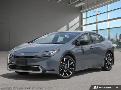 Gray 2027 Toyota Prius Plug-In Hybrid Hatchback Front-Wheel Drive Automatic