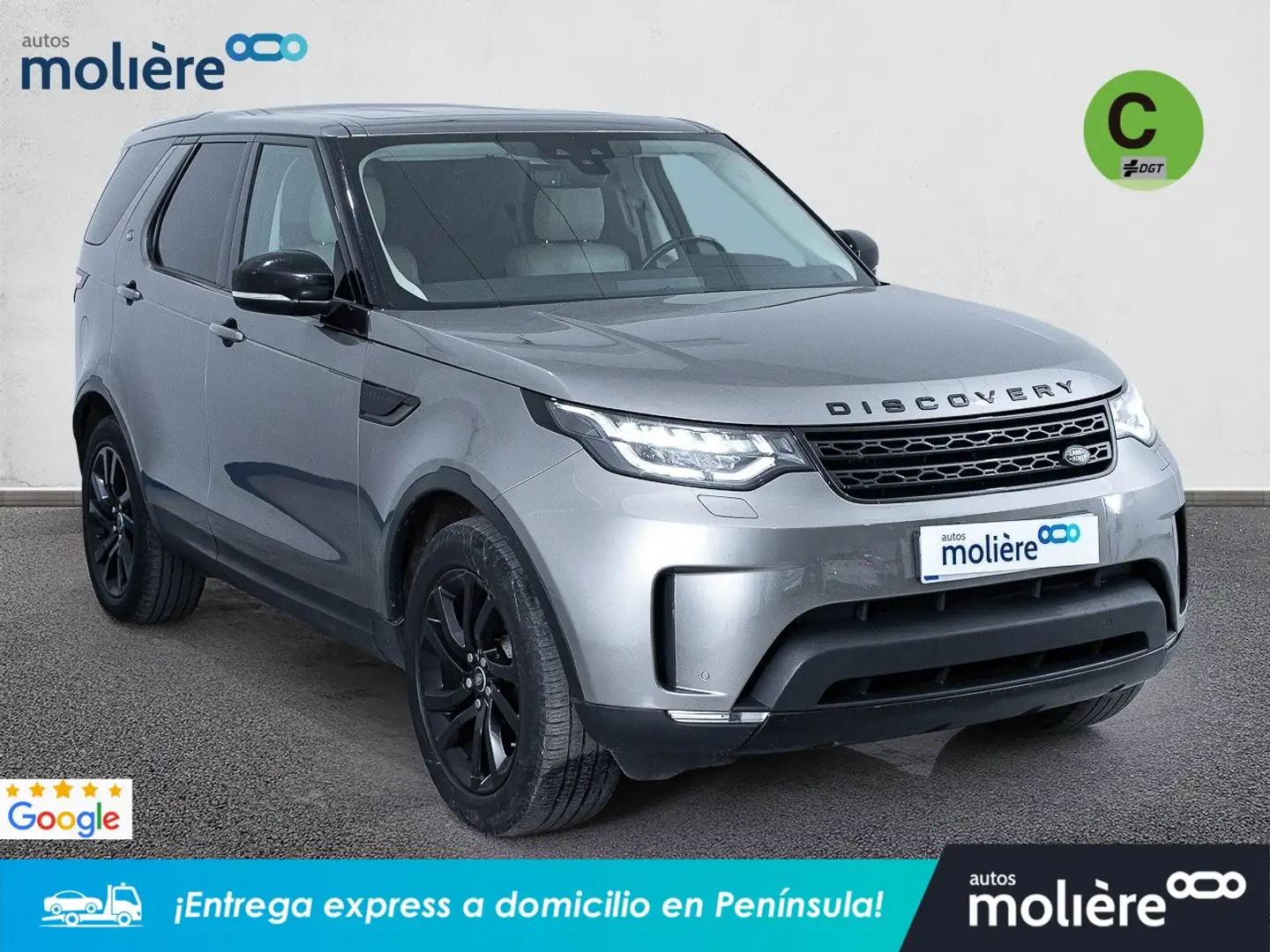 Land Rover Discovery 2.0TD4 HSE Aut. Plateado - 2