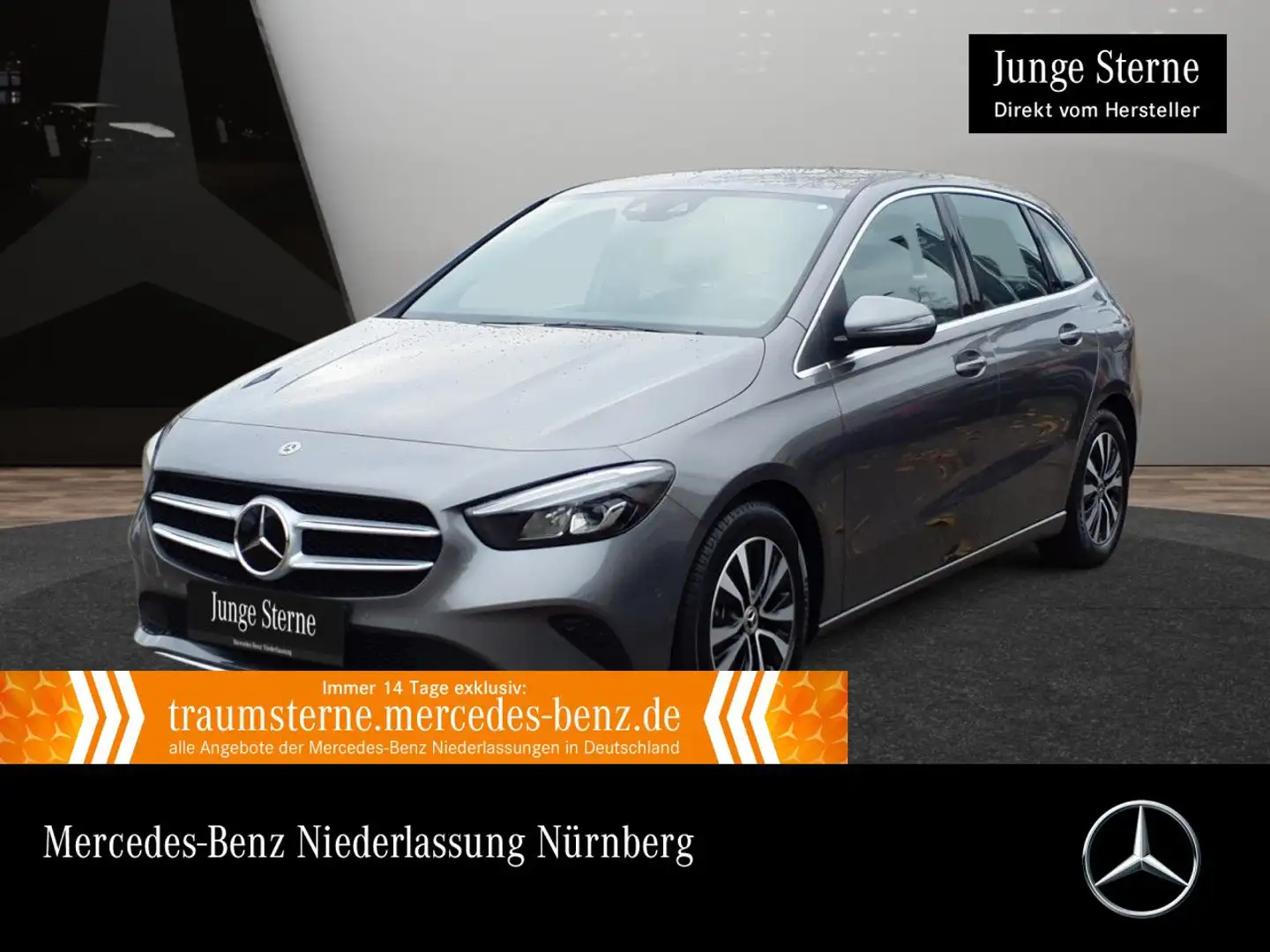 Mercedes-Benz B 200 PROGRESSIVE+LED+FAHRASS+KAMERA+7G Grau - 1