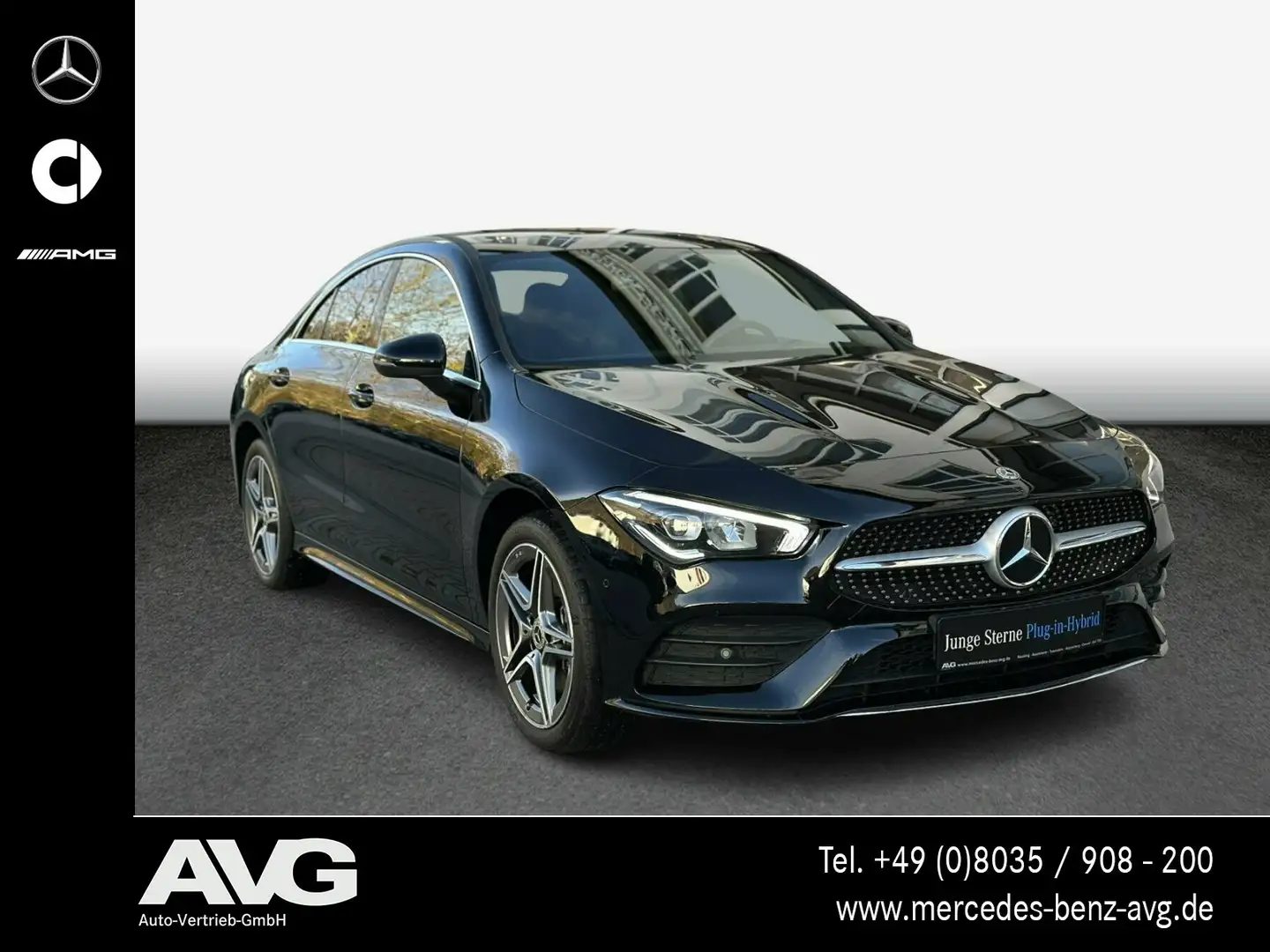Mercedes-Benz CLA 250 CLA 250 e Coupé AMG Pano LED MBUX Kamera AMG Line Schwarz - 2