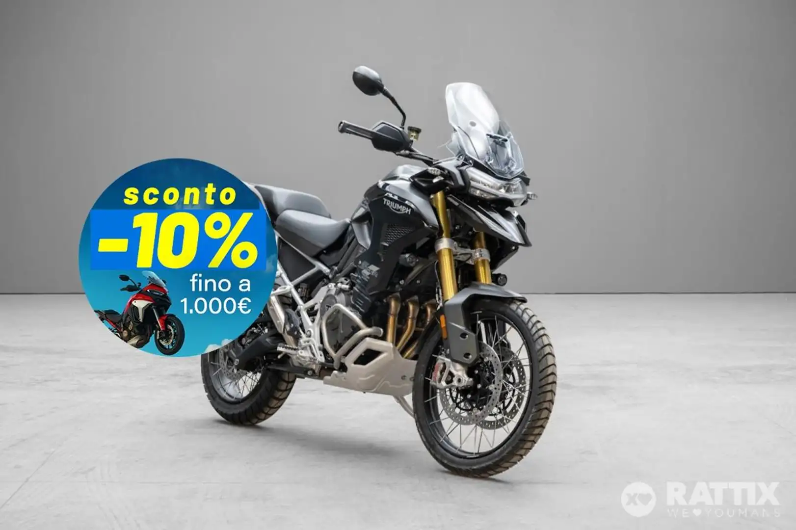 Triumph Tiger 1200 1200 Rally Pro Чорний - 1
