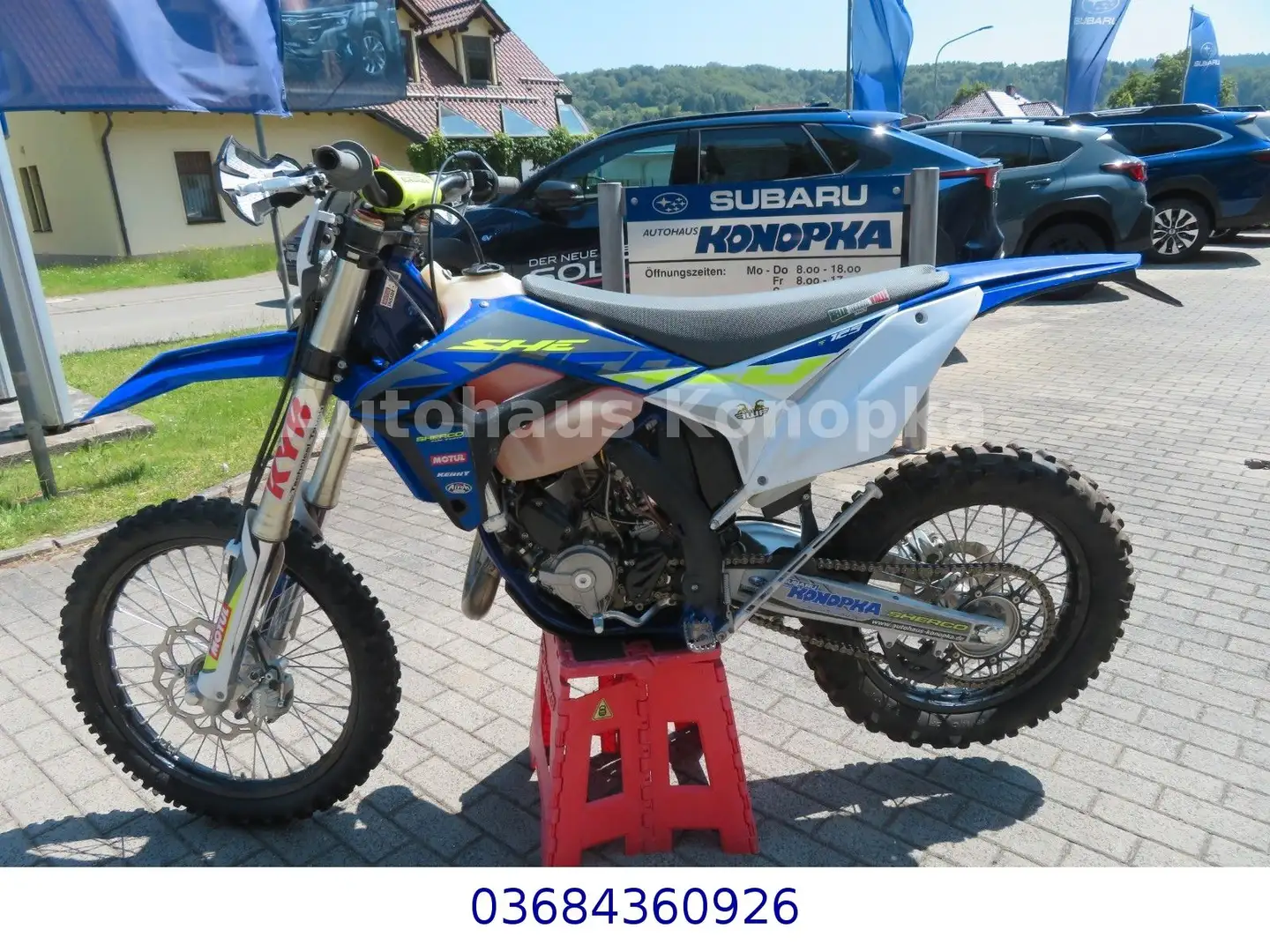 Sherco 1.25 SE Factory 2023 mit 59BH Finanzierung 4,99% Blau - 2