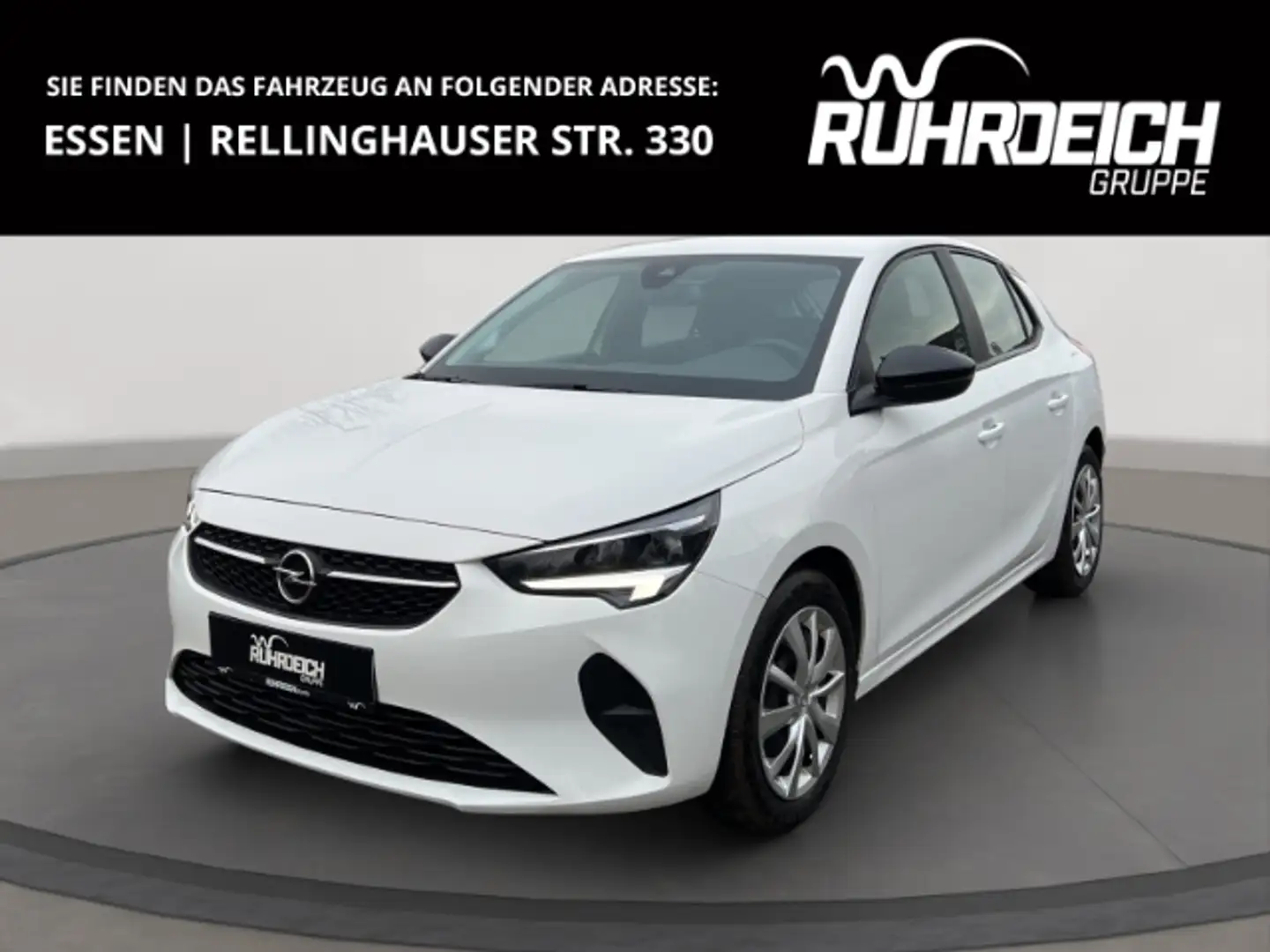 Opel Corsa F Edition 1.2 NAVI LED KLIMA FSE TEMPOMAT CarPlay White - 1