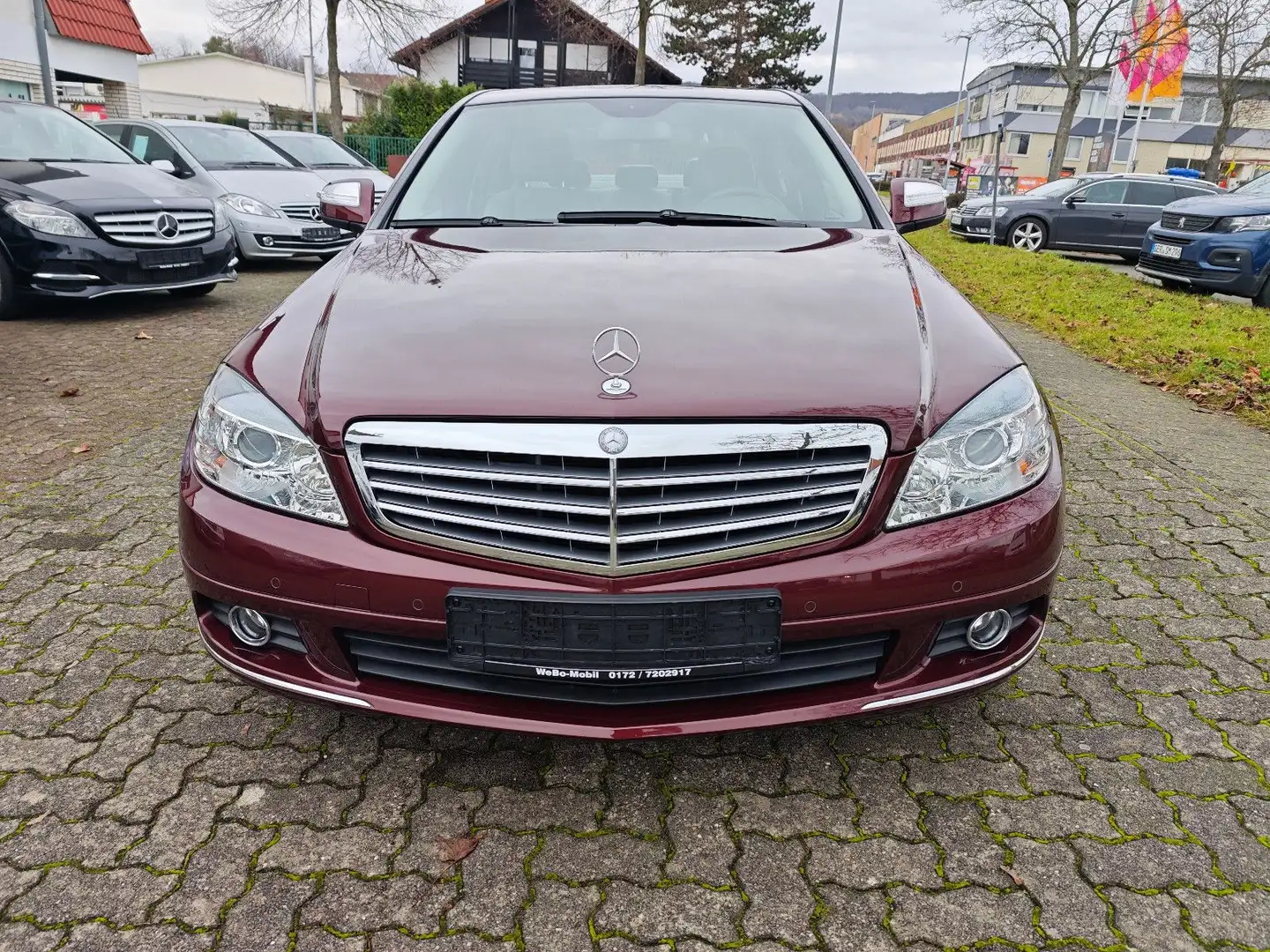 Mercedes-Benz C 180 Elegance, Top Ausstattung und Zustand!! Rot - 2