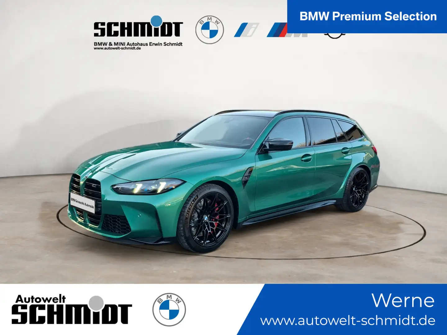BMW M3 Competion xDrive Touring+GARANTIE-bis-03.2030 Grün - 1