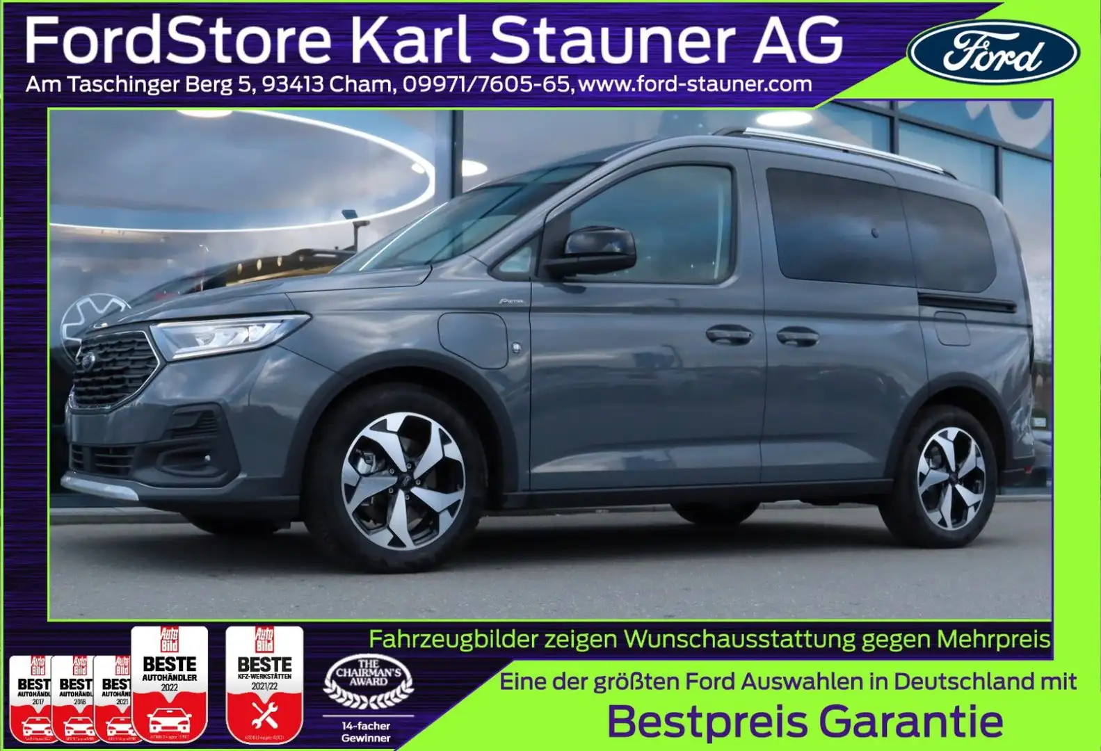 Ford Tourneo Connect Active 1.5 EcoBoost PHEV L1 Blanc - 1