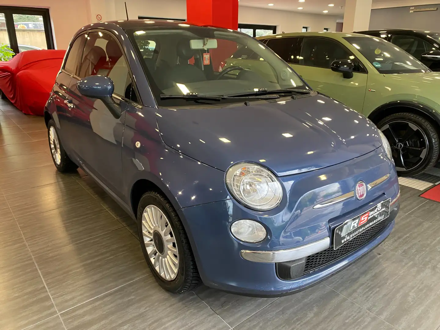 Fiat 500 500 1.2 Lounge 69cv Blu/Azzurro - 2