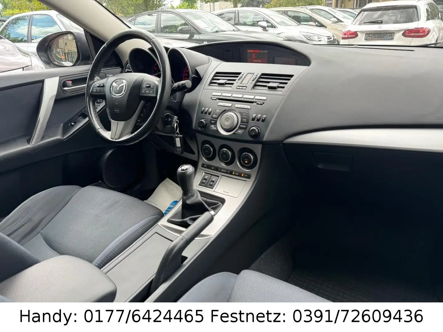Mazda 3 1.6 MZR KLIMAAUTOMATIK/XENON/SHZ/PDC/4xel.FH/ Blauw - 2
