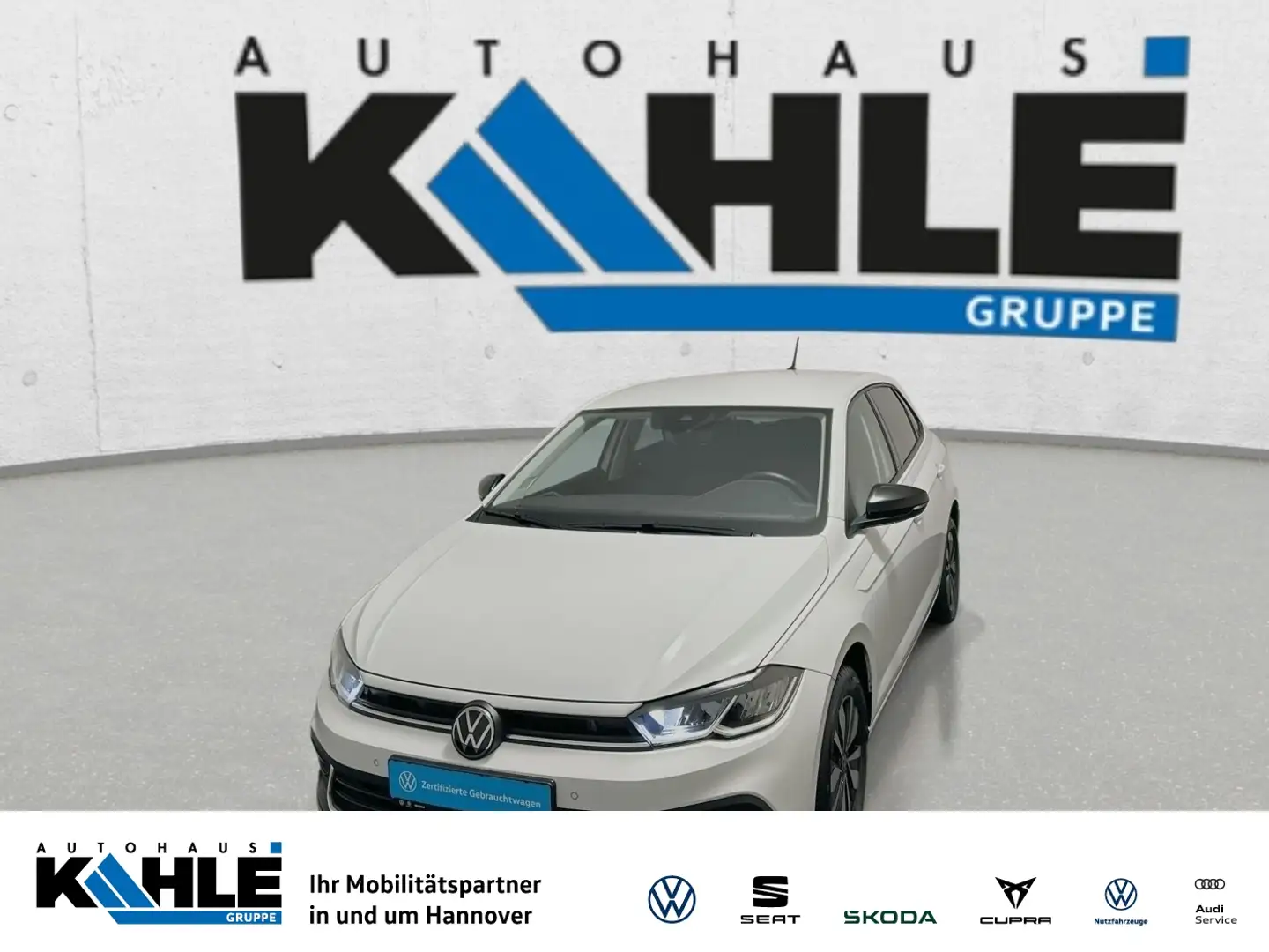 Volkswagen Polo 1.0 TSI DSG Life CarPlay ACC AHK LED Navi Weiß - 1