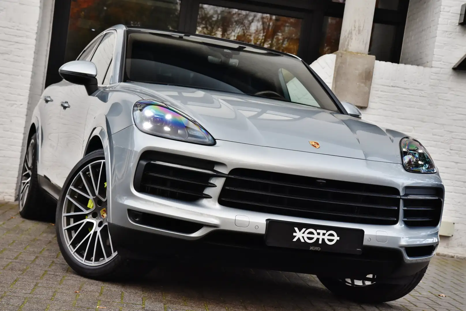 Porsche Cayenne COUPE HYBRID *** FULL / PORSCHE HISTORY *** Zilver - 2