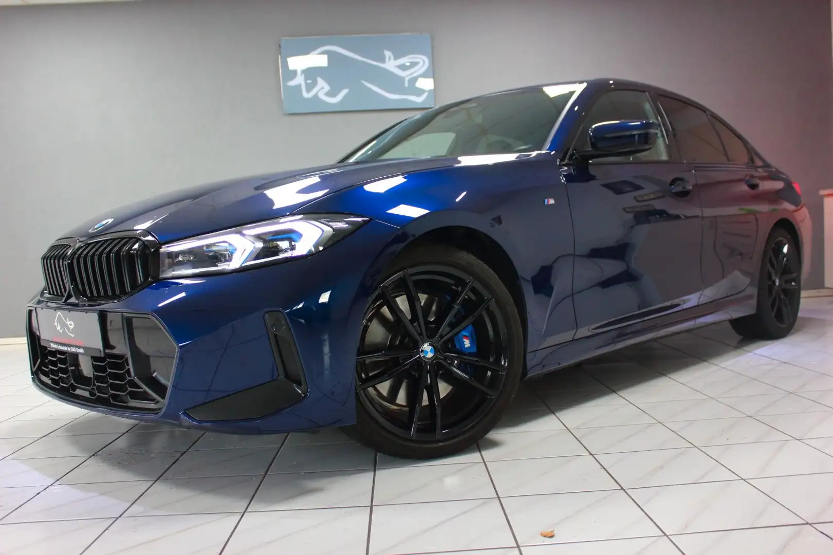 BMW 320 dA xDrive Limo~M-SPORTPAKET+DEUTSCH+UNFALLFRE Bleu - 1