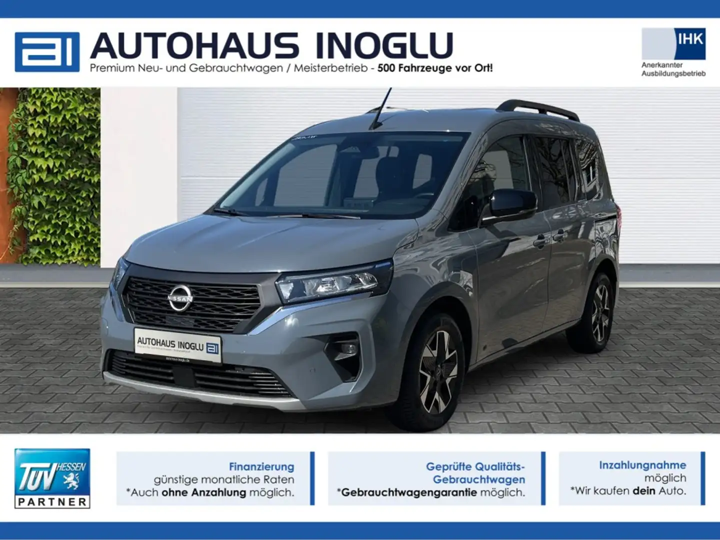 Nissan Townstar 1.3*N-Design*5Sitz*RKam*LED*Navi*Leder Grau - 1