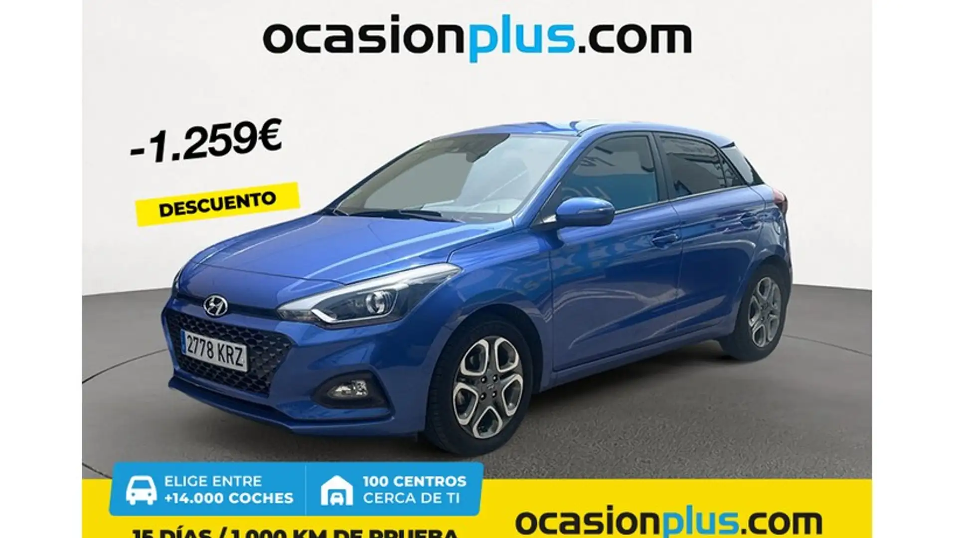 Hyundai i20 1.0 TGDI Klass 100 Azul - 1