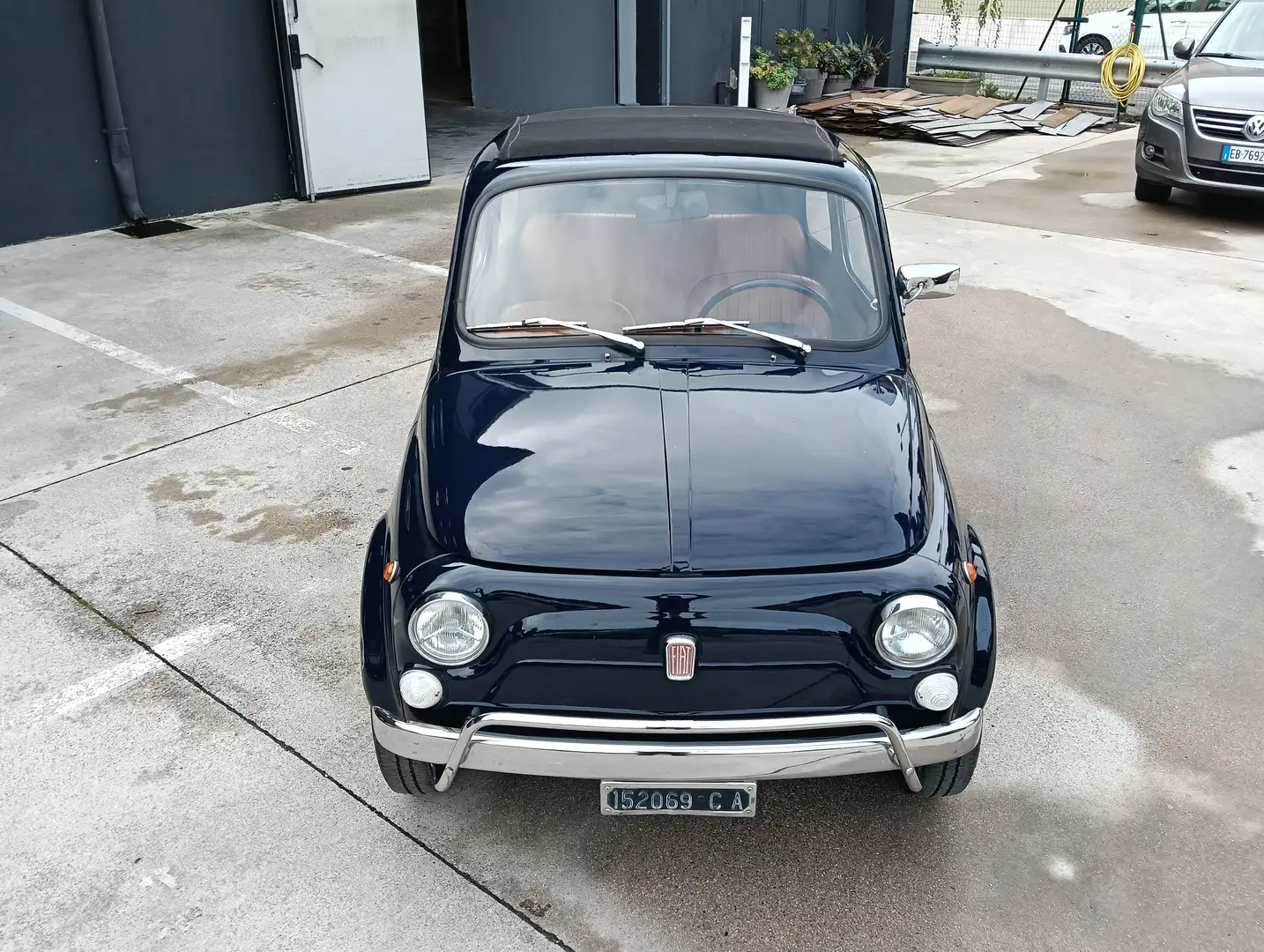 Fiat 500 ex gigi d' alessio targhe e libro originale Blauw - 2