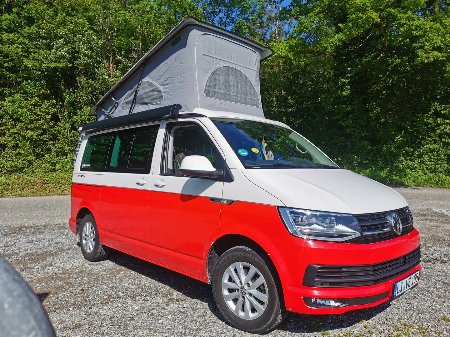 Volkswagen T6 California Beach Aufstelldach Bluemotion, EU6, SCR Білий - 1