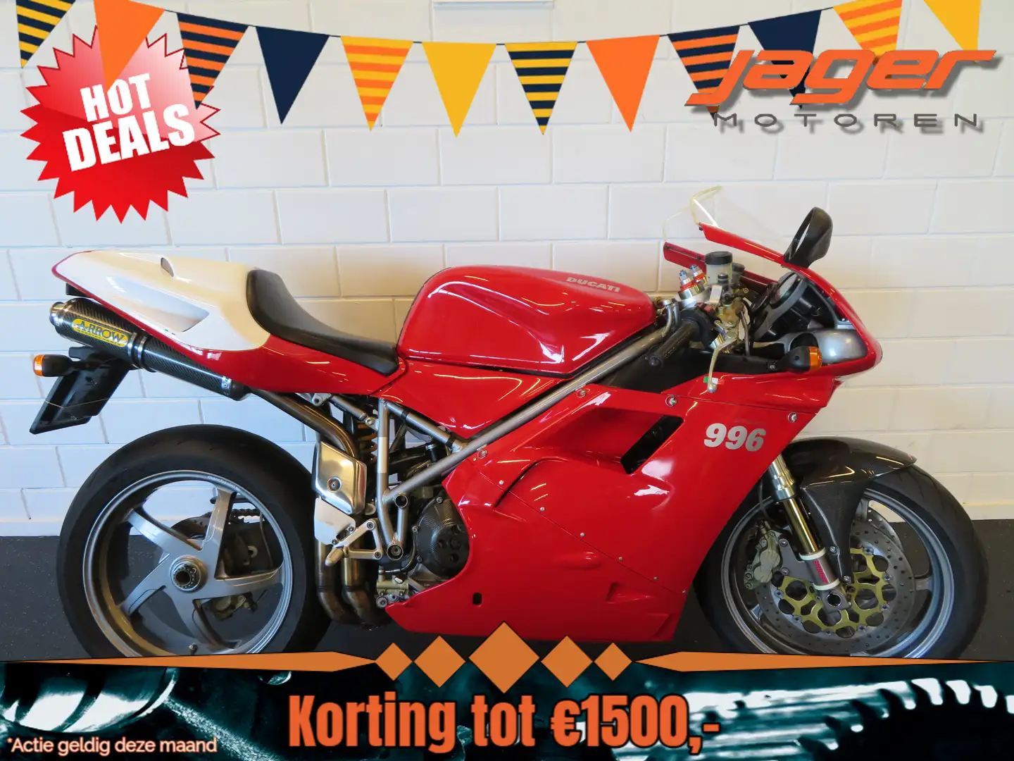 Ducati 996 BISPOTO ARROW PERFECT! Rot - 1
