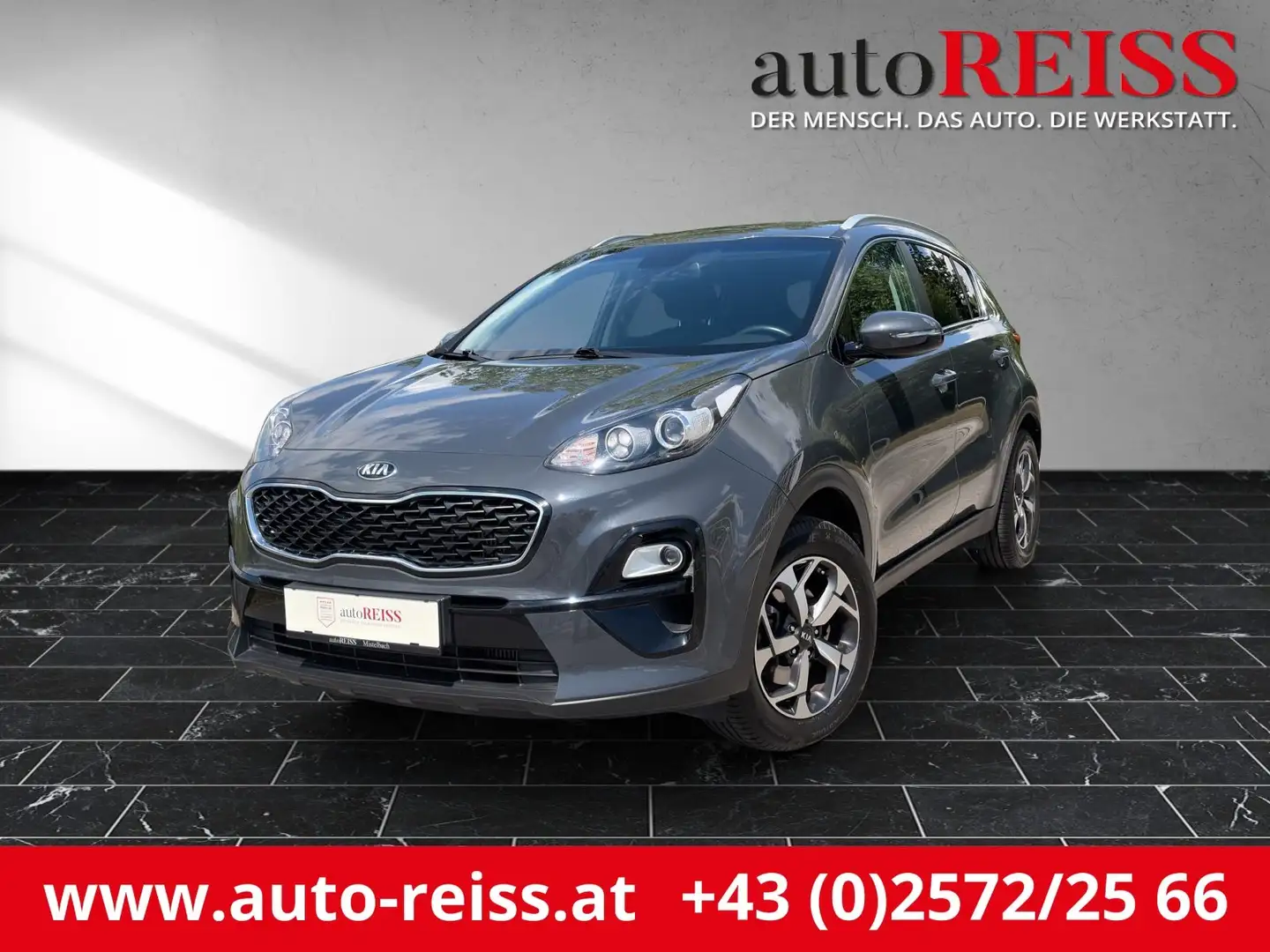 Kia Sportage 1,6 CRDI SCR Silber Grau - 1