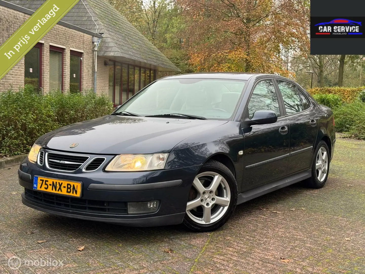 Saab 9-3 Sport Sedan 1.8t AUTOMAAT Business NAP APK NETJES Blauw - 1