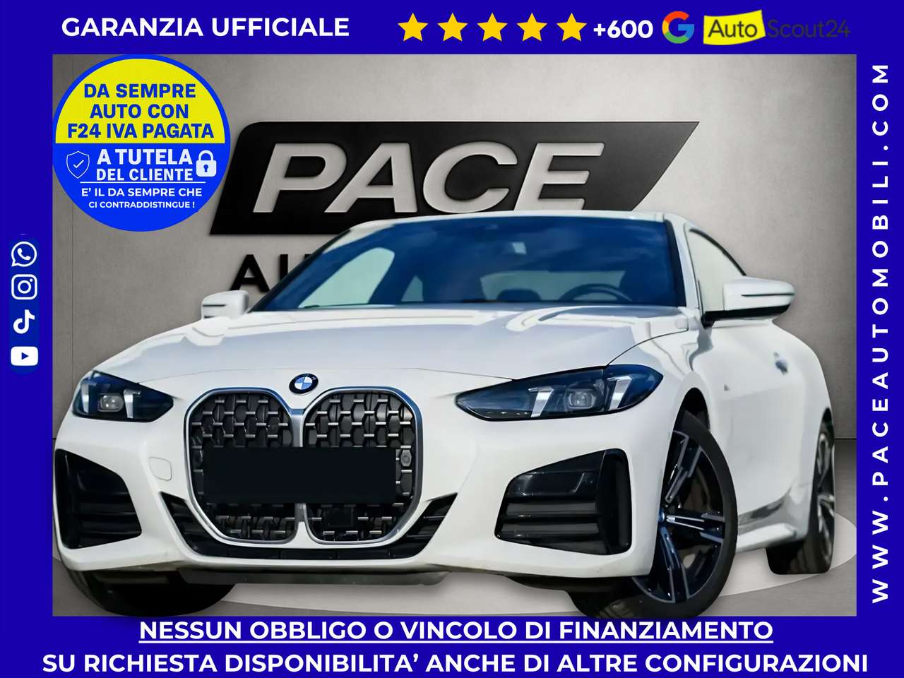 BMW 420 D M-SPORT MSPORT M SPORT CURVED PRO 19" TETTO