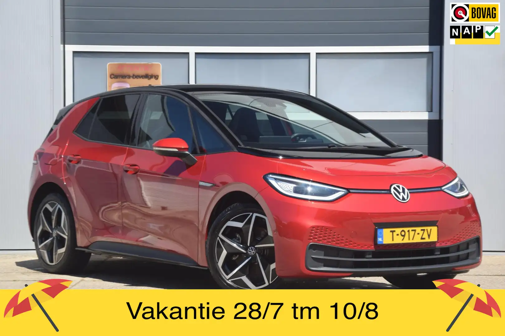 Volkswagen ID.3 Pure 45 kWh SCHAALSTOELEN/IQ LED KOPLAMPEN/CAMERA/ Rojo - 1