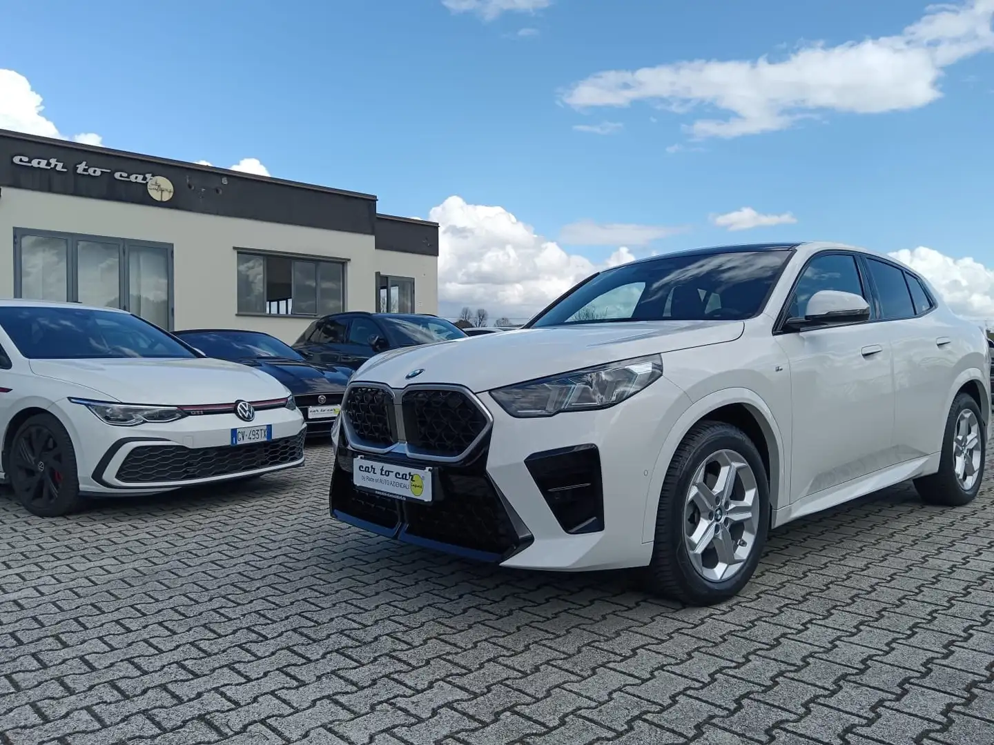 BMW X2 X2 sdrive 20i 48V MSport auto Bianco - 2