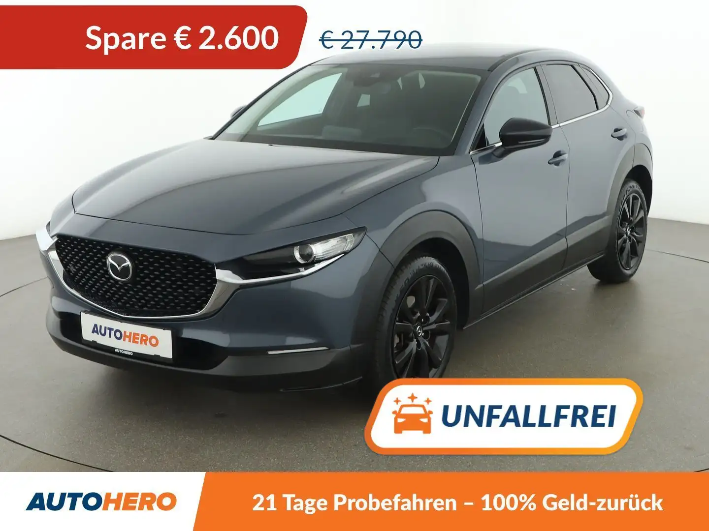 Mazda CX-30 2.0 Skyactiv-G Mild-Hybrid Homura 2WD Aut. *HUD* Gris - 1