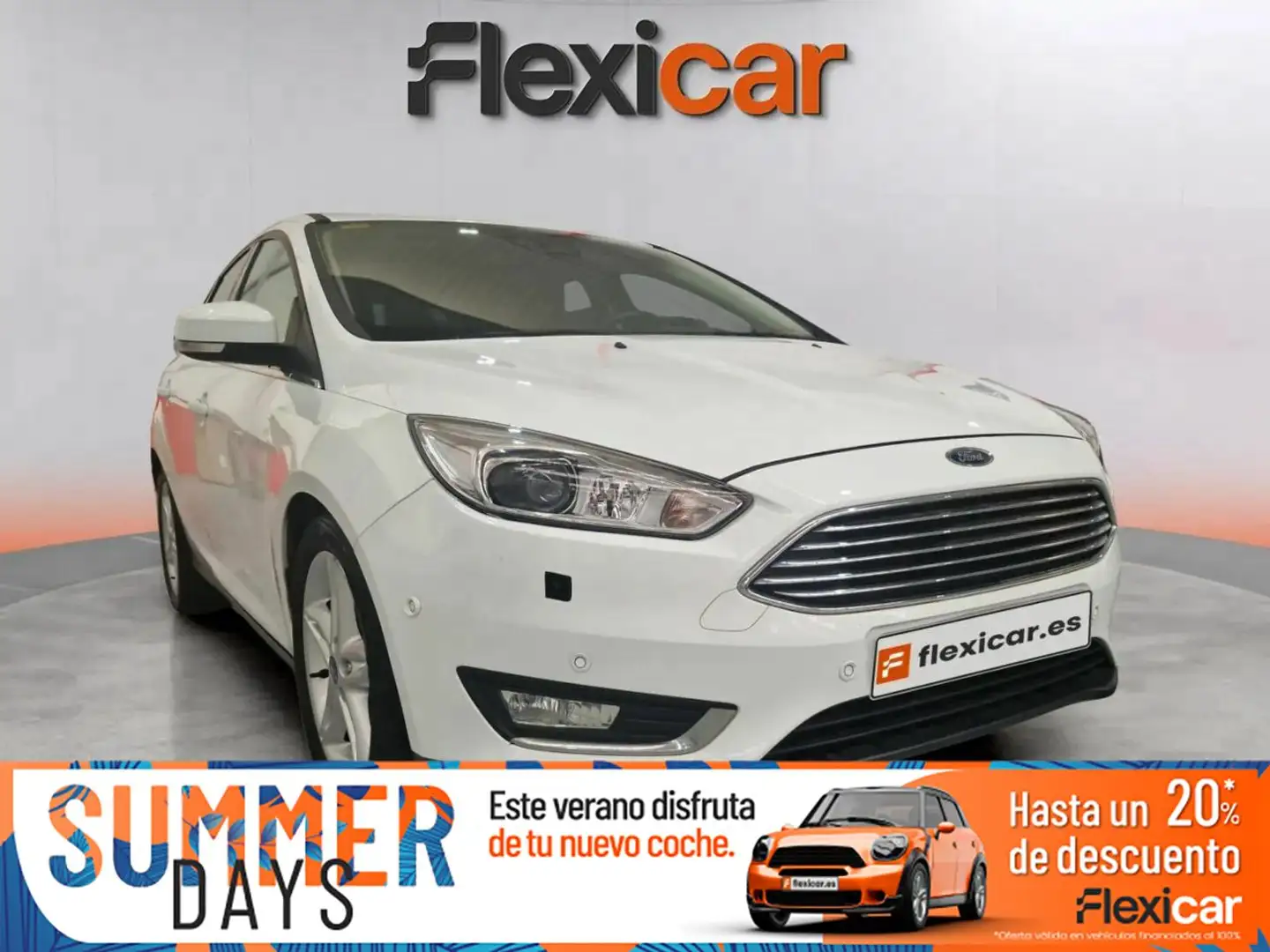 Ford Focus 1.0 Ecoboost 125cv B&R Blanc - 1