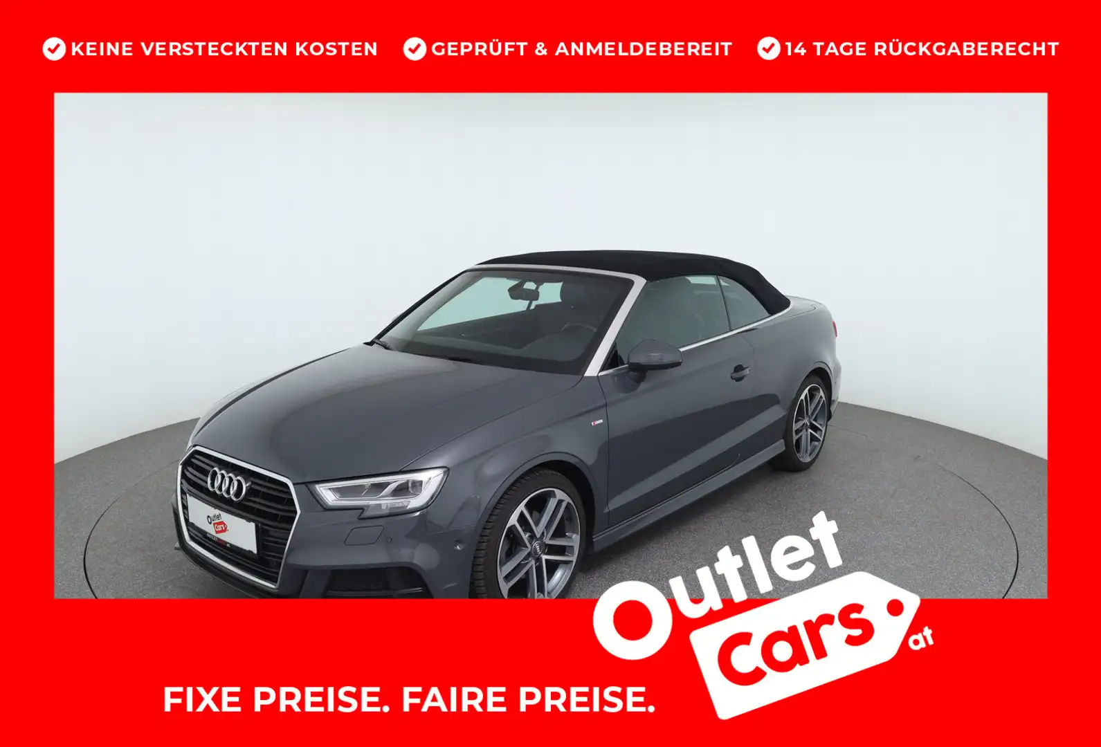 Audi A3 Audi A3 Cab. 1.5 TFSI COD Sport Grau - 1
