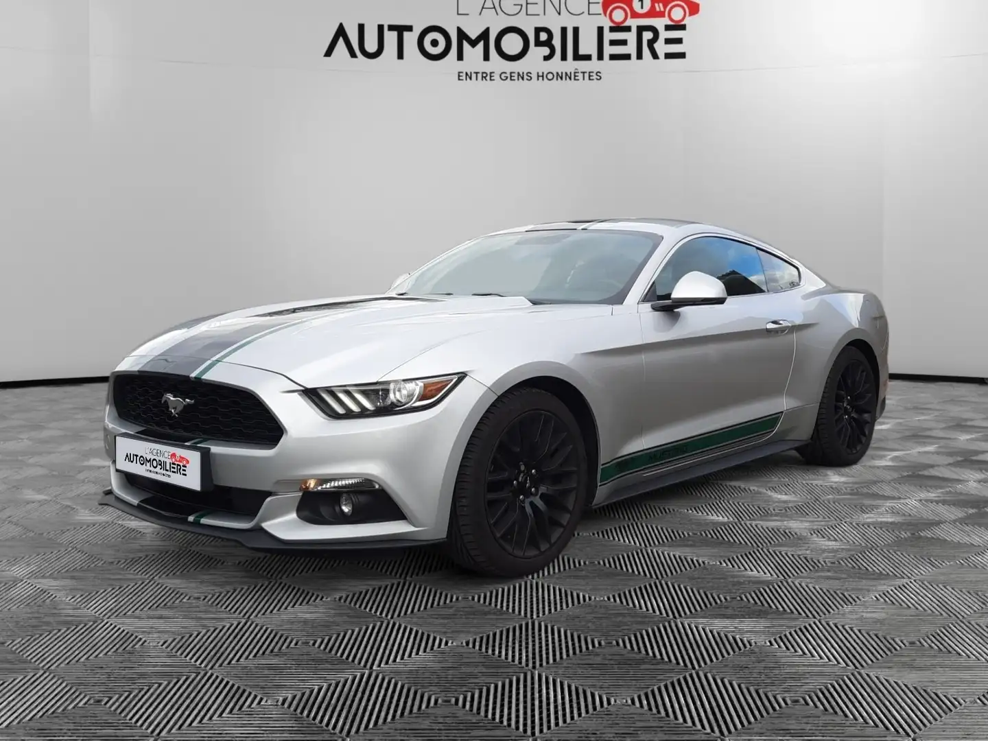 Ford Mustang 2.3i EcoBoost 317Ch Boite Meca 6V/Garantie 12 Mois Zilver - 1