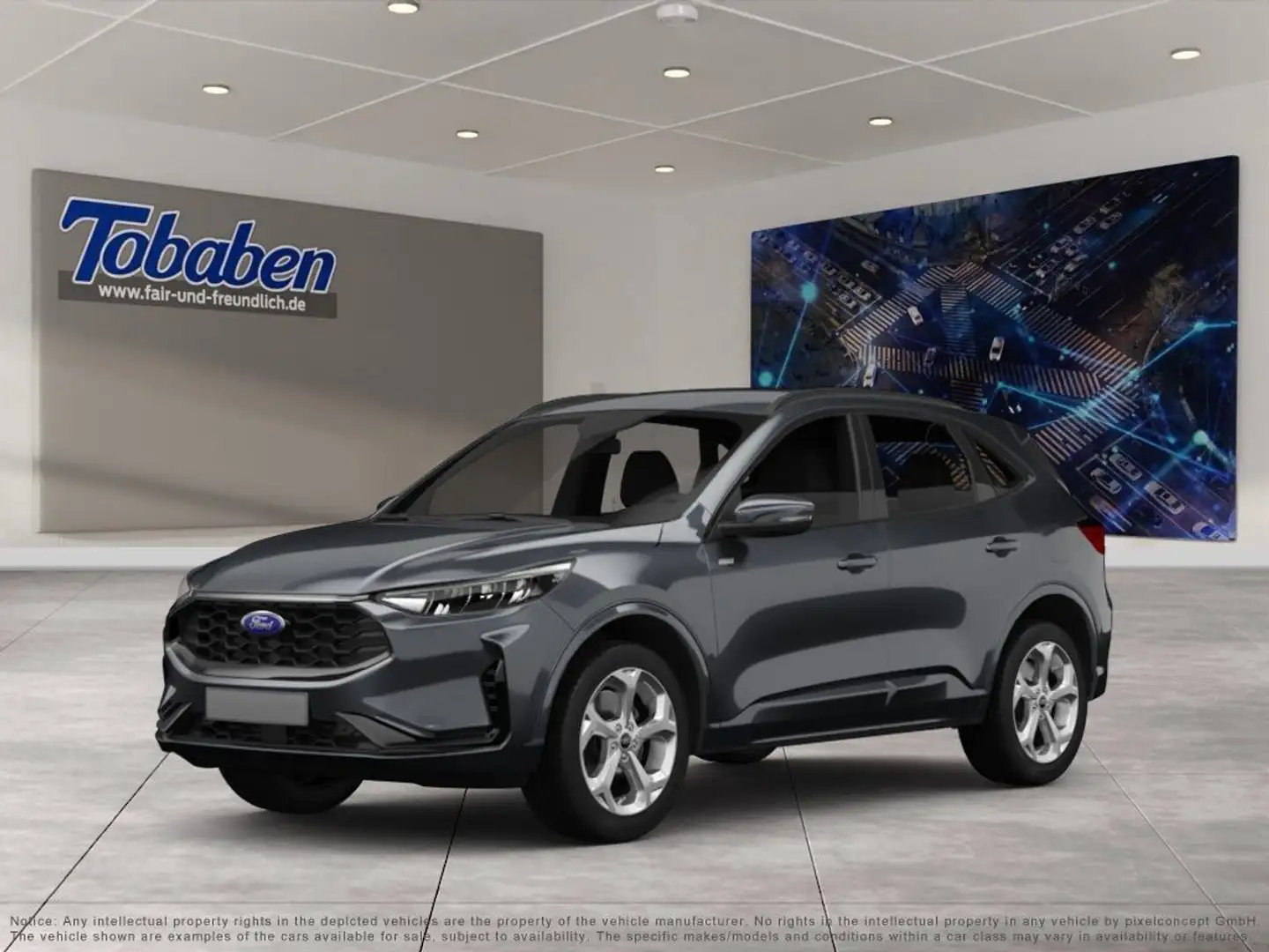 Ford Kuga Einparkassistent + Klima Grigio - 1