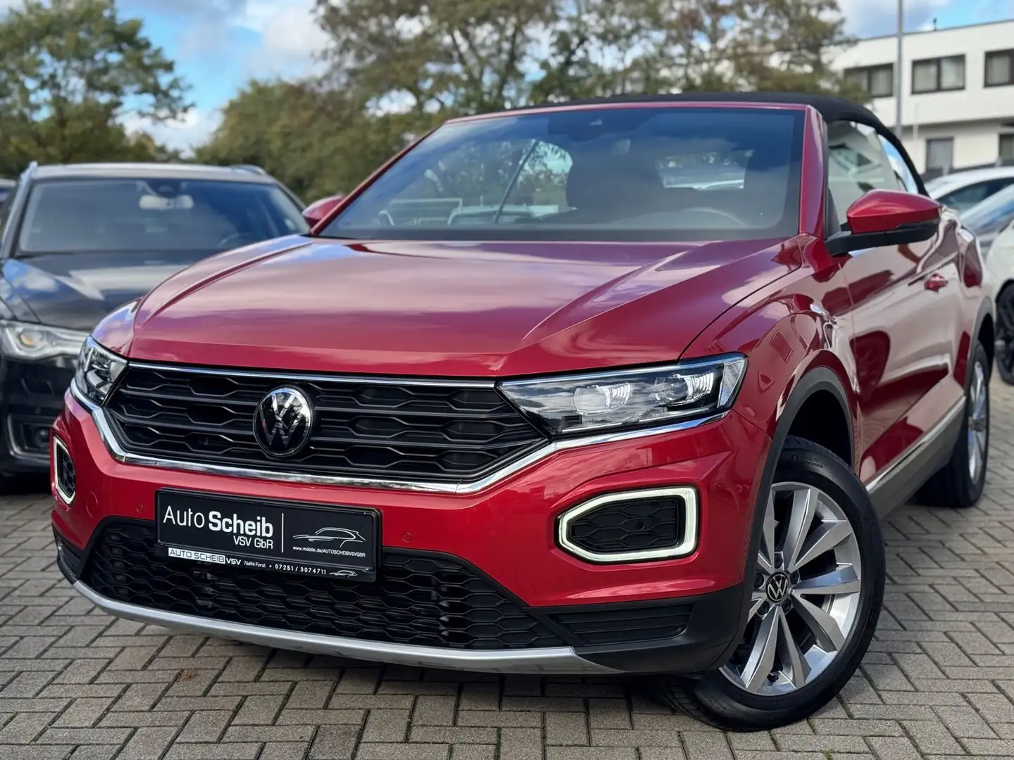 Volkswagen T-Roc Cabriolet Style*ACC*Virtual*nur 9.900 km* Rot - 1