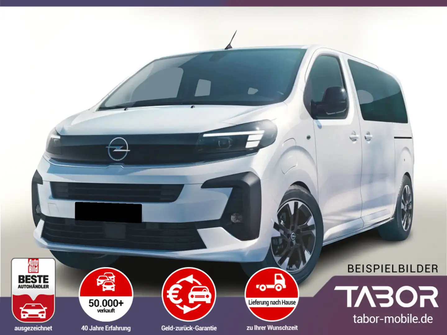 Opel Zafira Life Life 2.0 D 180 AT8 XL 9-S Nav Kam SHZ ACC Grijs - 1