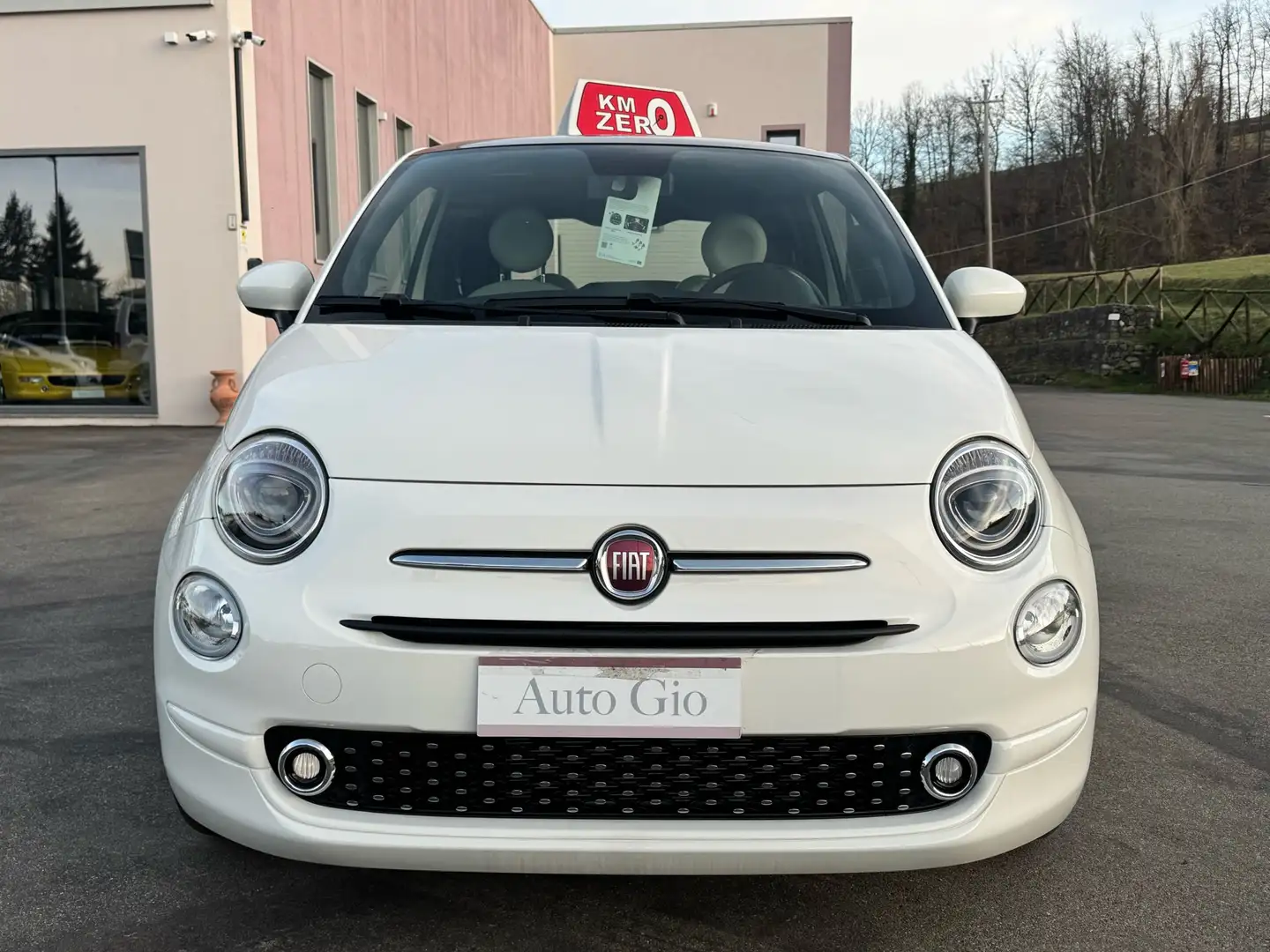 Fiat 500 BENZINA HyBRID DOLCEVITA TETTO SCHERMO GRANDE PELL Beyaz - 2