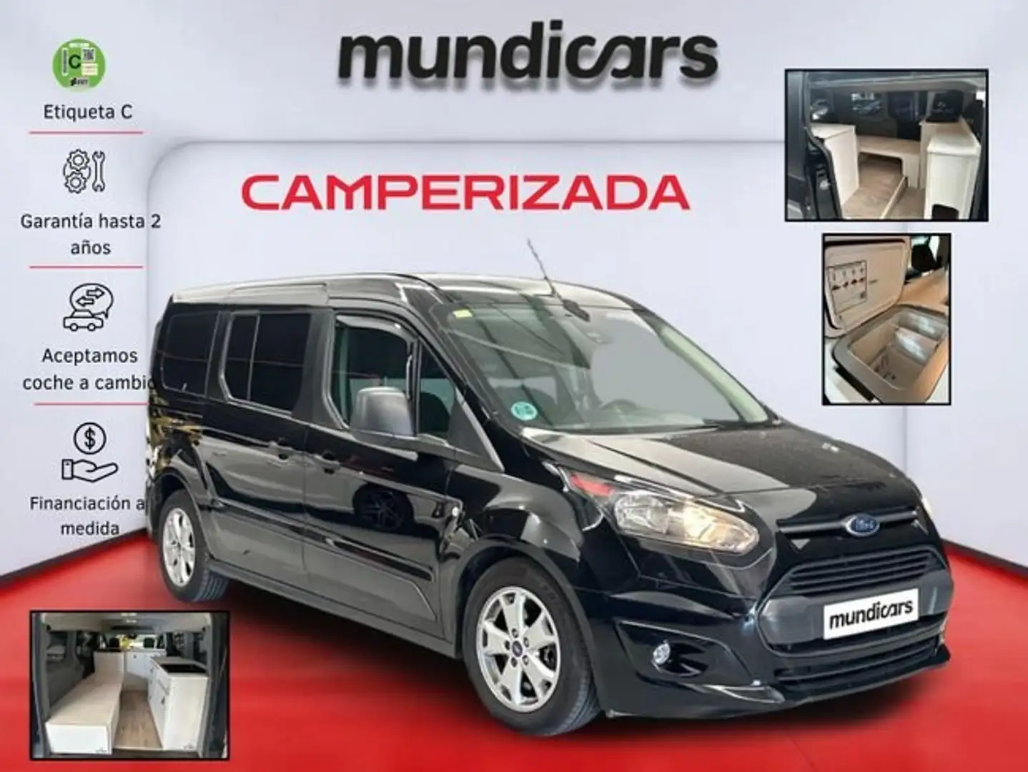 Ford Tourneo Connect 1.5 TDCi 88kW (120CV) Titanium Auto Negro - 1