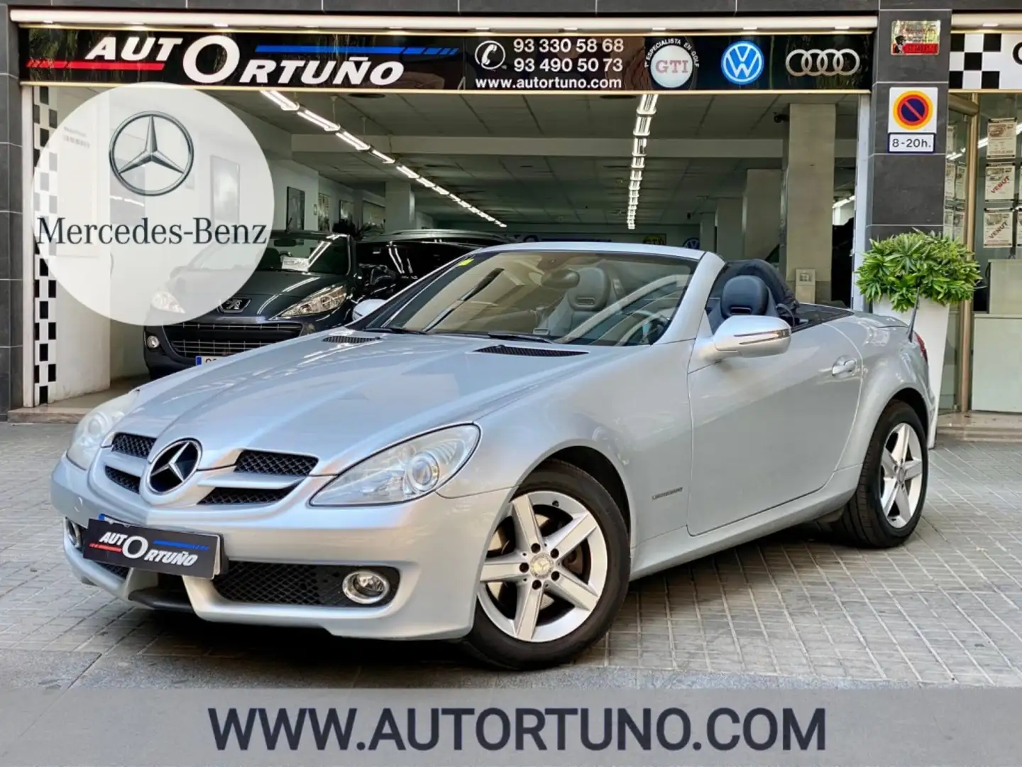 Mercedes-Benz SLK 200 K Argent - 1