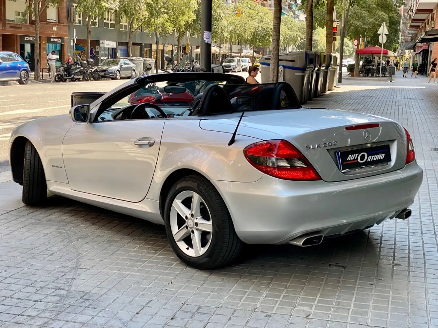 Mercedes-Benz SLK 200 K Argent - 2