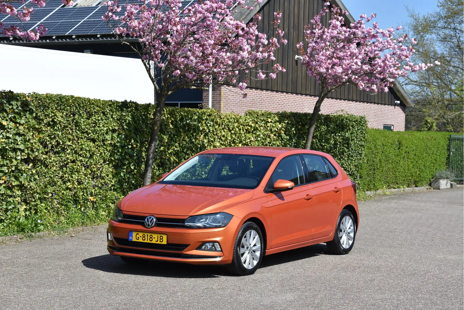 Volkswagen Polo 96 PK TSI Highline Navi ECC NAP 1e eigenaar Oranje - 1