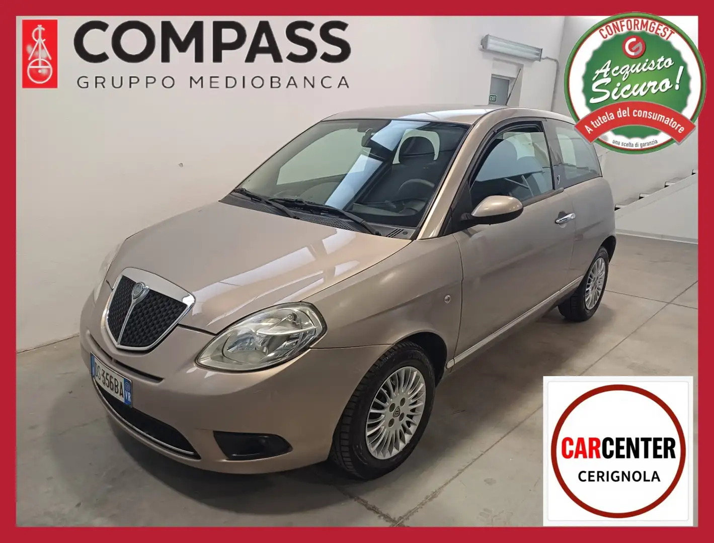 Lancia Ypsilon 1.3 MJT 75 CV Oro Clima/Servo Grigio - 1