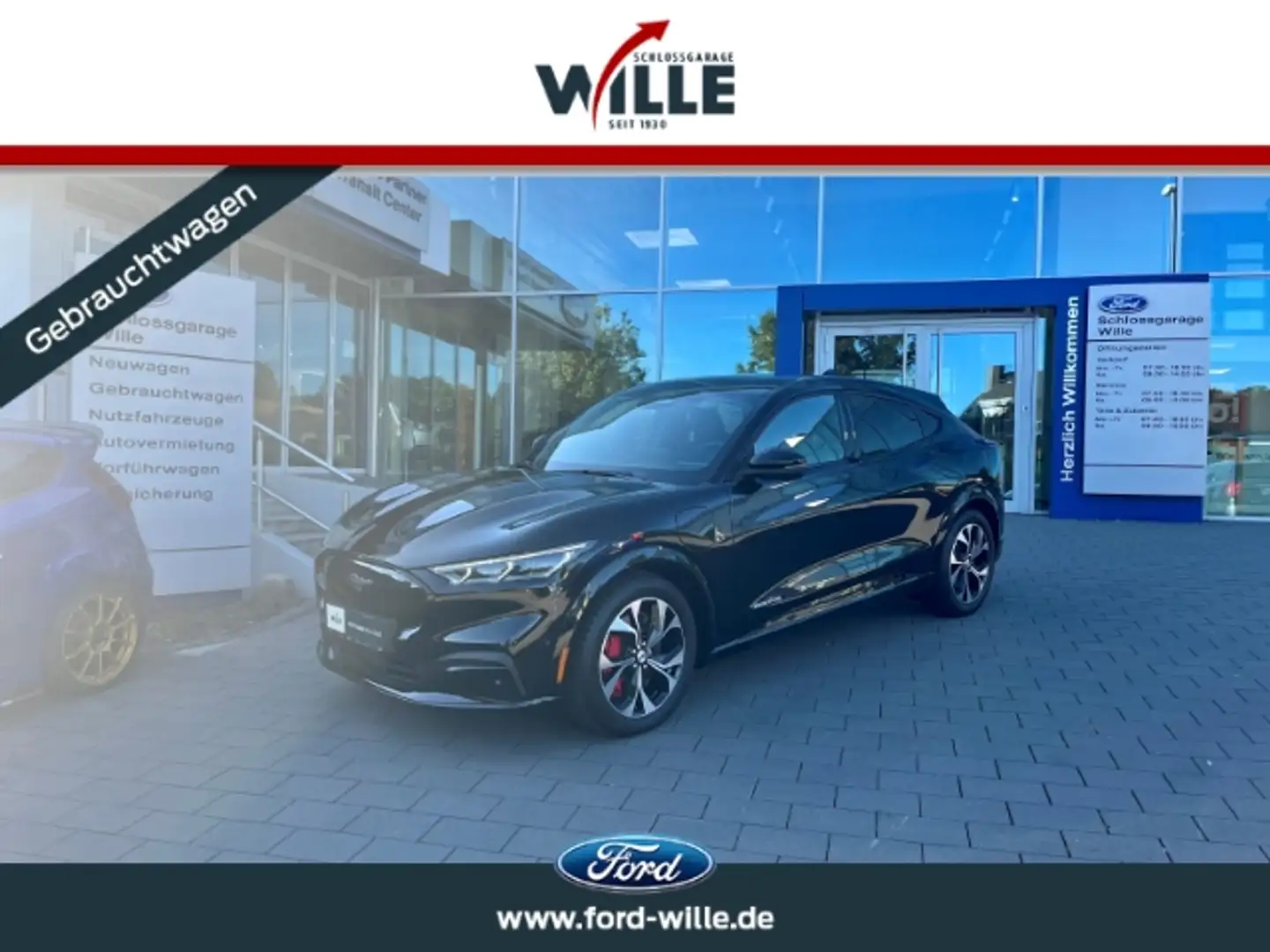 Ford Mustang Mach-E AWD 99kWh Extended-Range/Tech.-P. 1 ab 3,99 eff.Ja Schwarz - 1