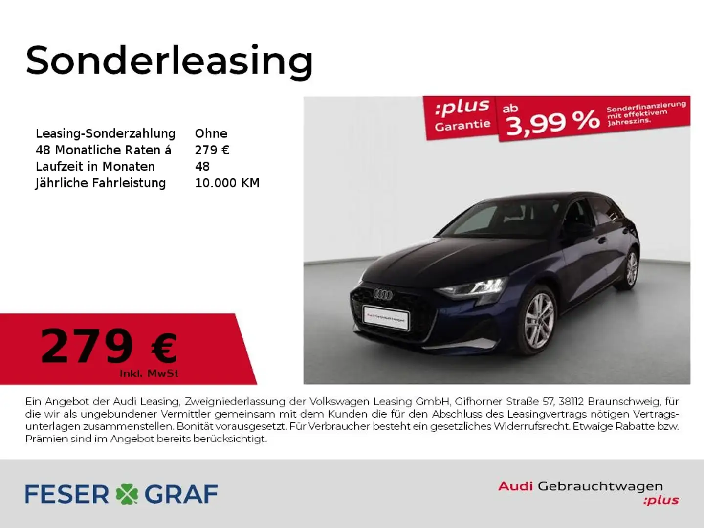 Audi A3 35 TFSI advanced,LED,Navi+,Kamera,ACC Blau - 1