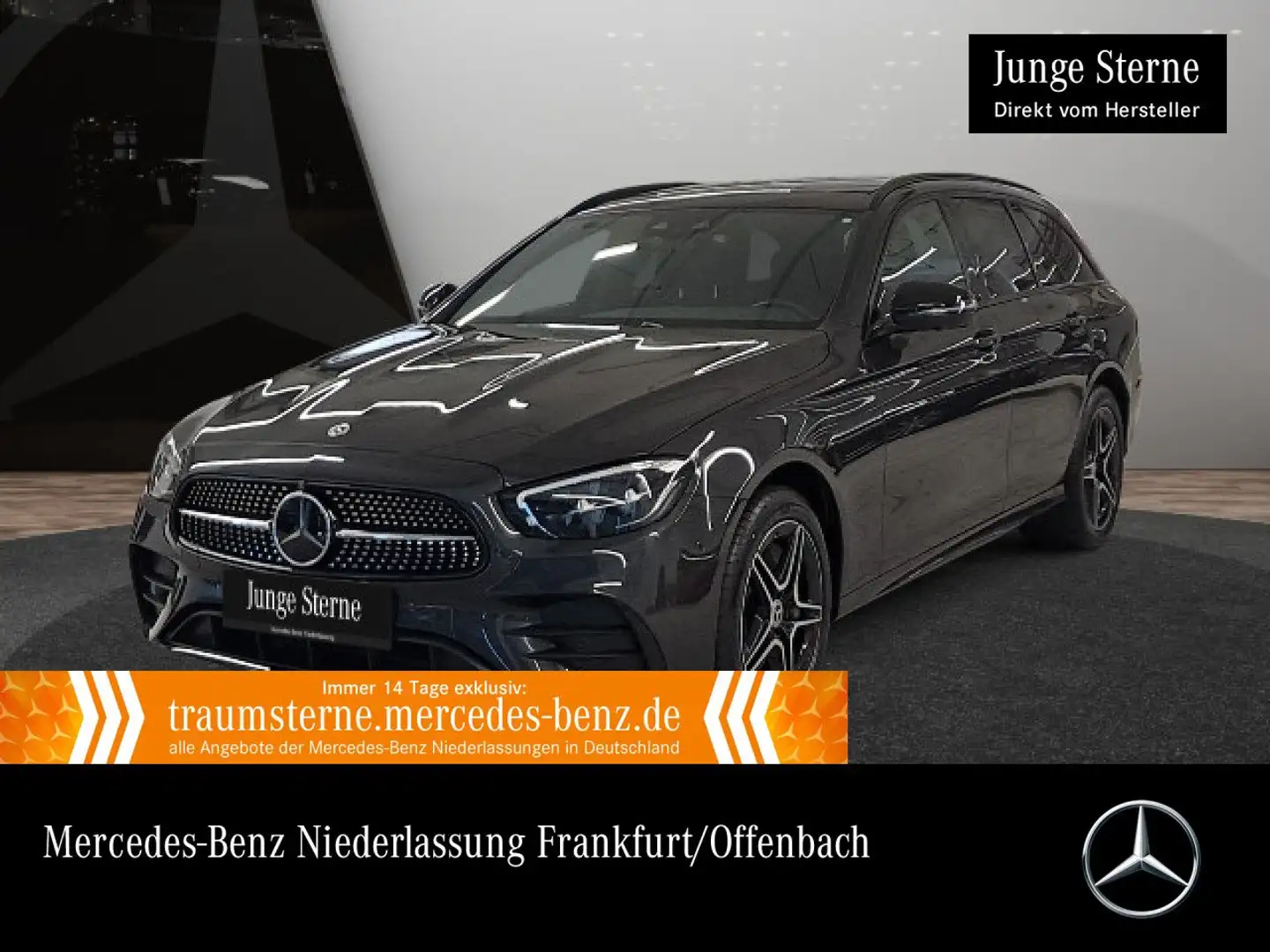Mercedes-Benz E 300 de T 4M AMG+NIGHT+PANO+360+AHK+LED+FAHRASS Gris - 1