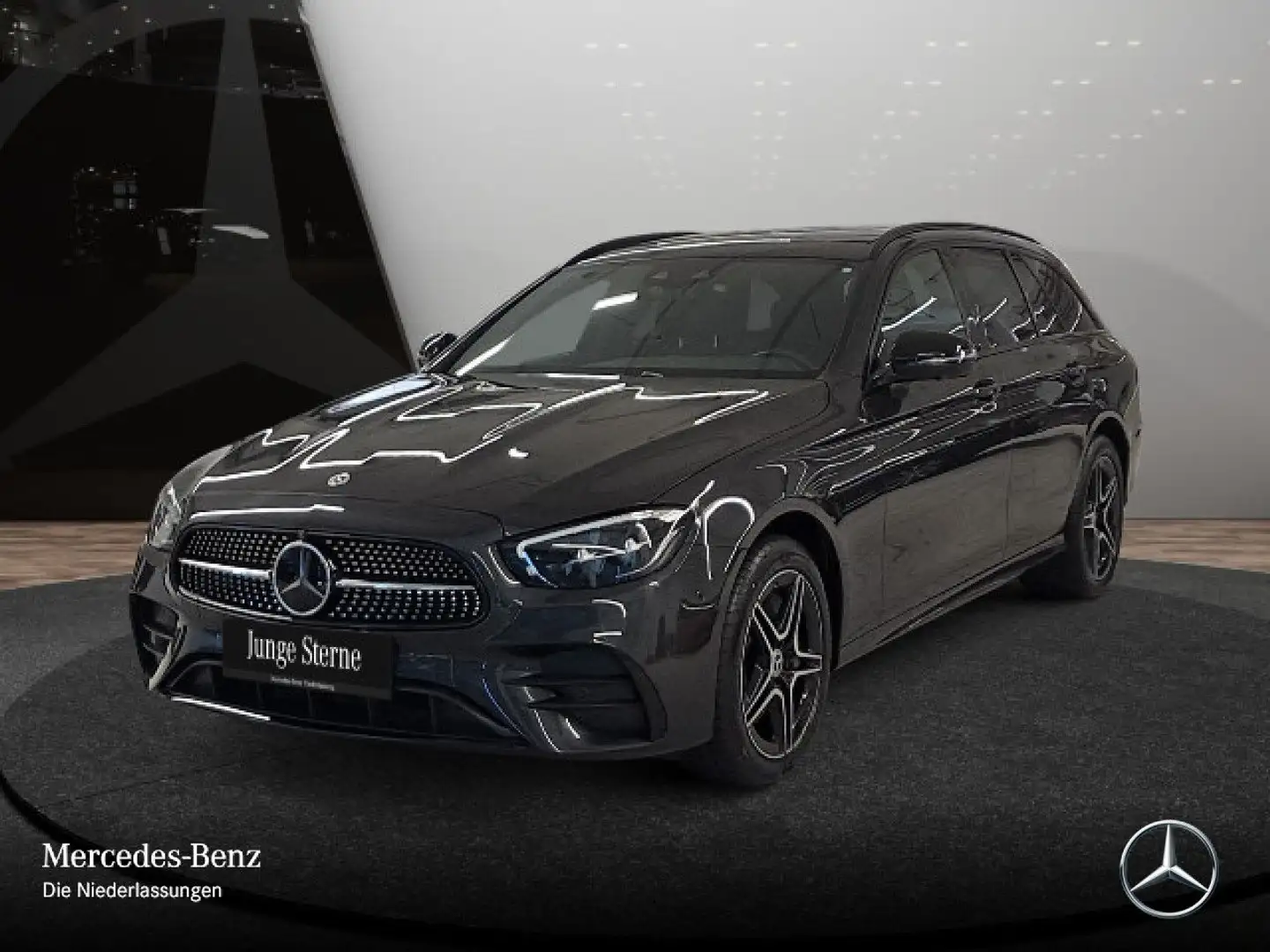 Mercedes-Benz E 300 de T 4M AMG+NIGHT+PANO+360+AHK+LED+FAHRASS Gris - 2