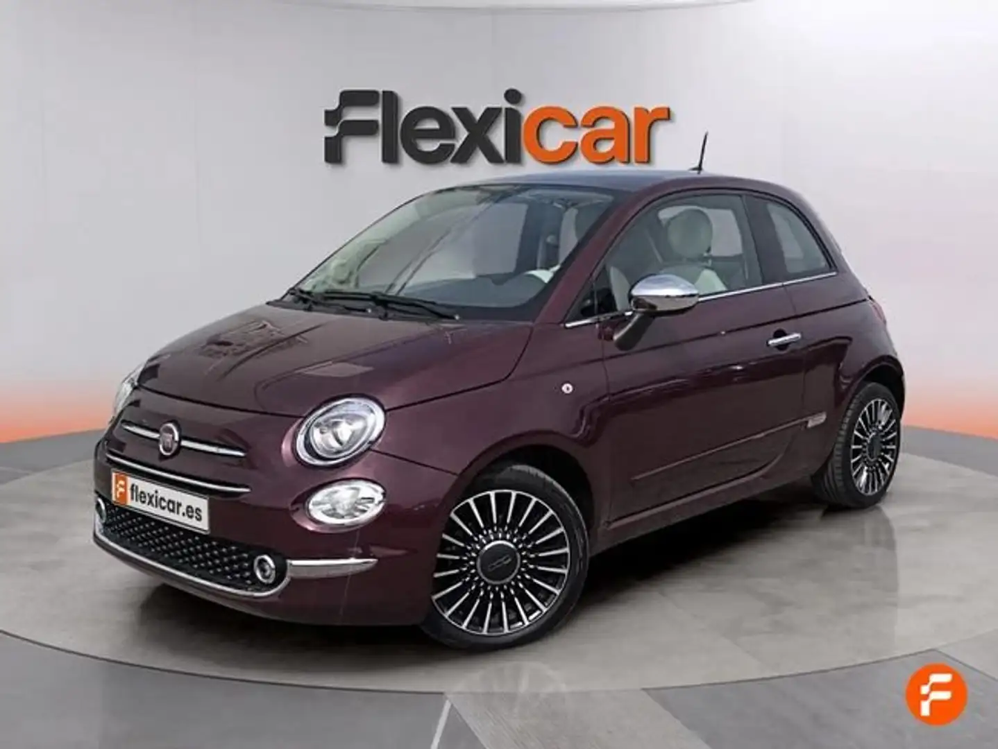 Fiat 500 1.2 Lounge Burdeos - 2
