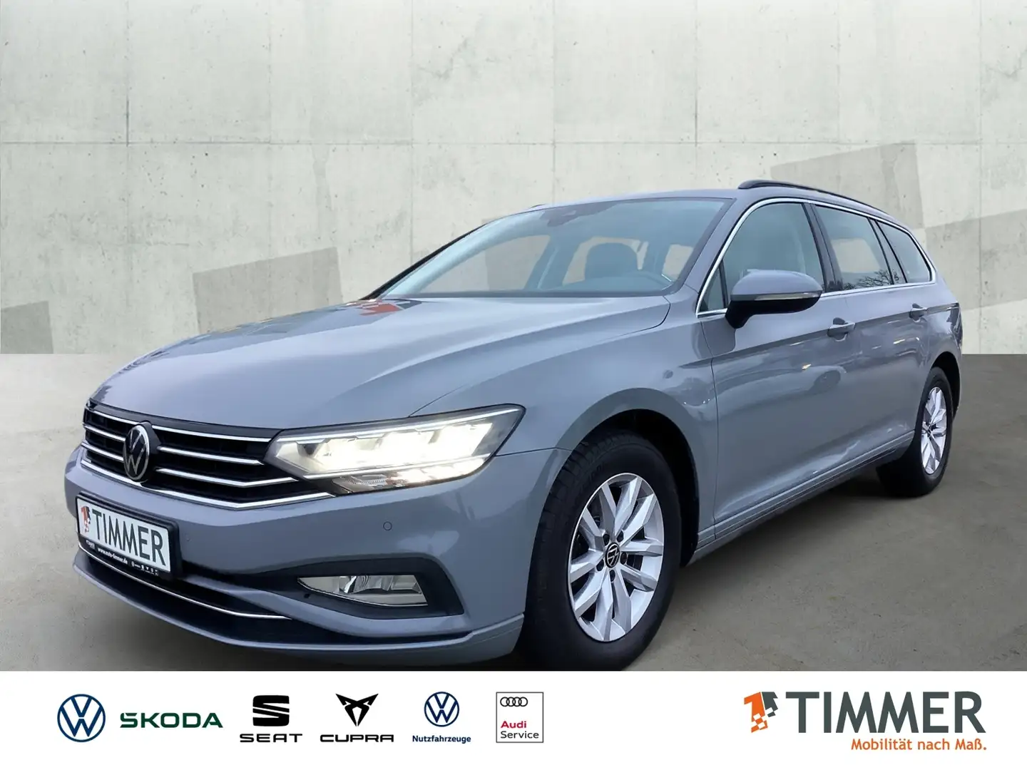 Volkswagen Passat Variant 2.0 TDI DSG BUSINESS +AHK +LED +ACC +RKAM +NAVI + Grau - 1