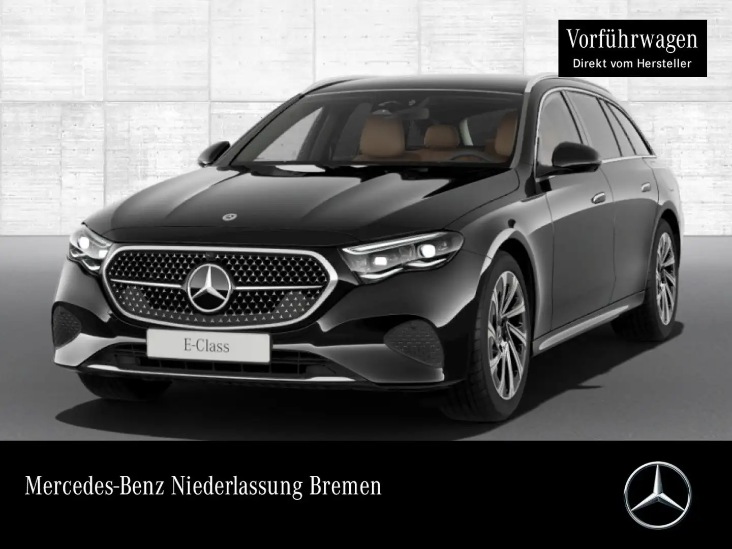 Mercedes-Benz E 300 e T Avantgarde 360° Airmat Distr. AHK Memory Fekete - 1