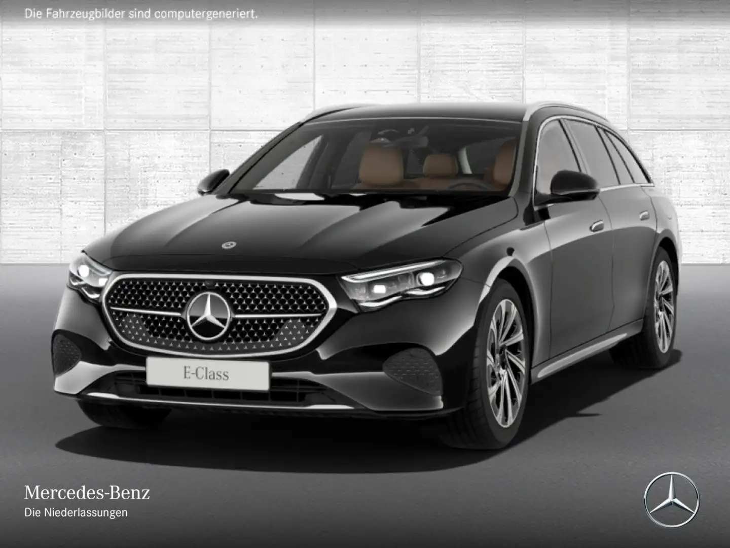 Mercedes-Benz E 300 e T Avantgarde 360° Airmat Distr. AHK Memory Fekete - 2