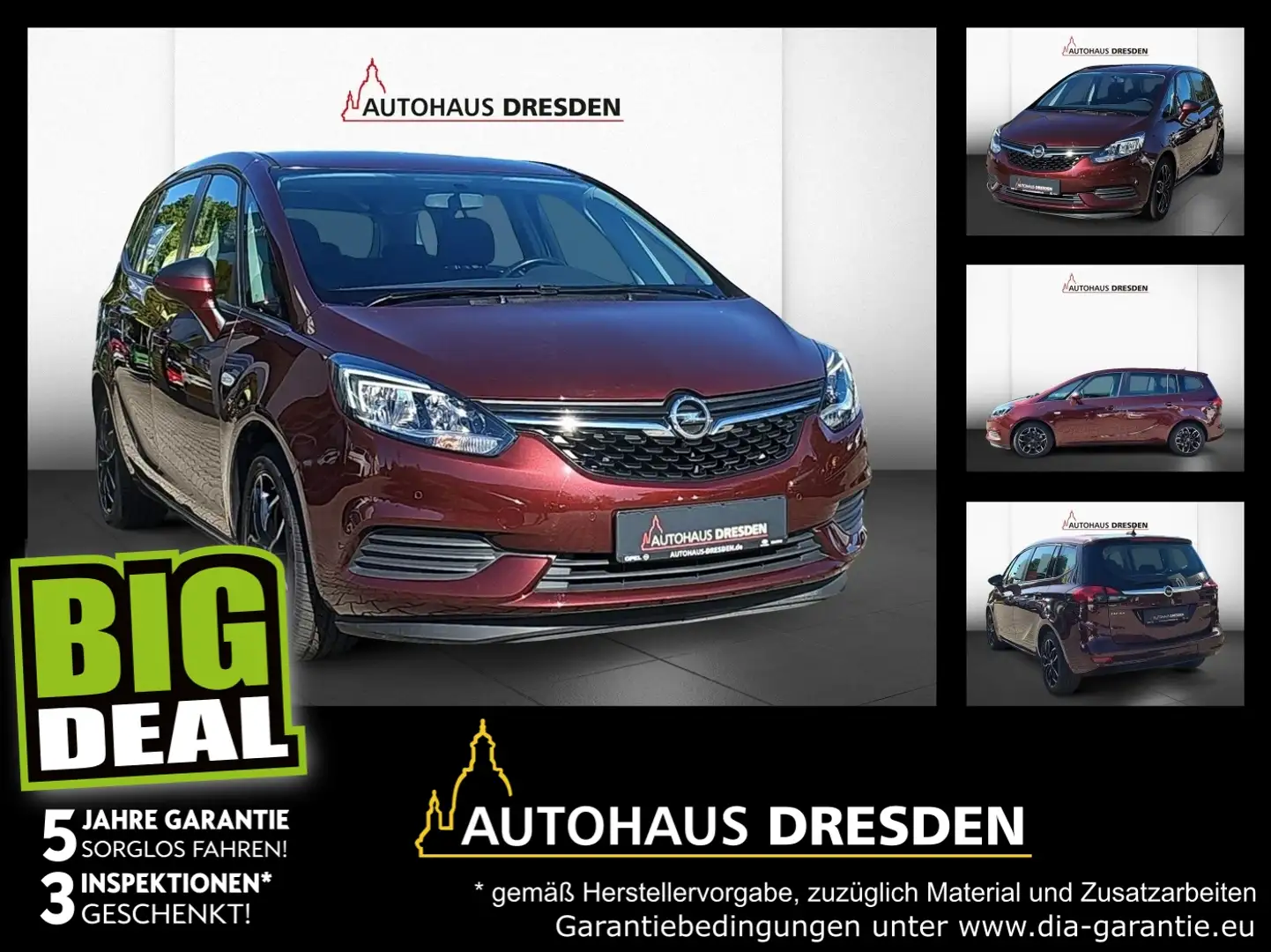 Opel Zafira C 1.4 Turbo SHZ+2xKlima+Fahrradträger Braun - 1