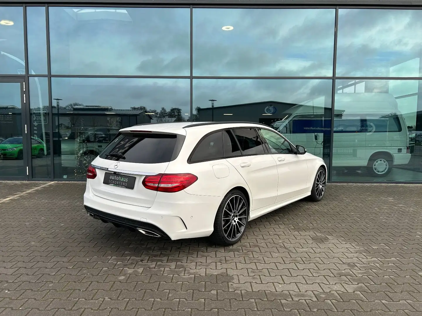 Mercedes-Benz C 200 C200 T AMG-Line Night LED Kamera Burmester 19" Weiß - 2